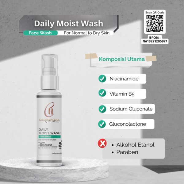 sabun-pembersih-wajah-untuk kulit sensitif-daily moisture wash-face-wash-